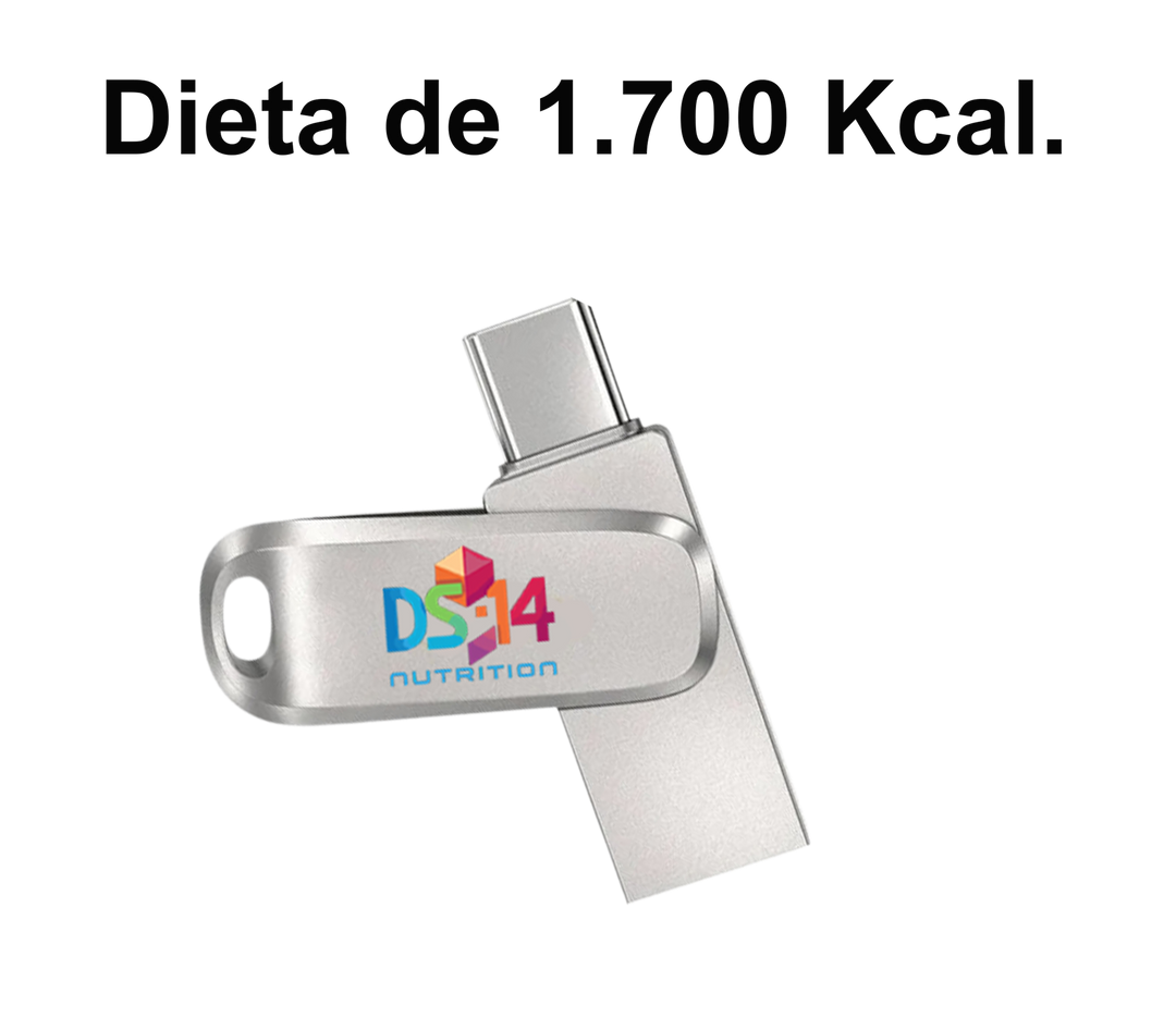 Dieta 1700kcal. - GRATIS CON LA COMPRA DE NUESTROS PACK AHORRO.