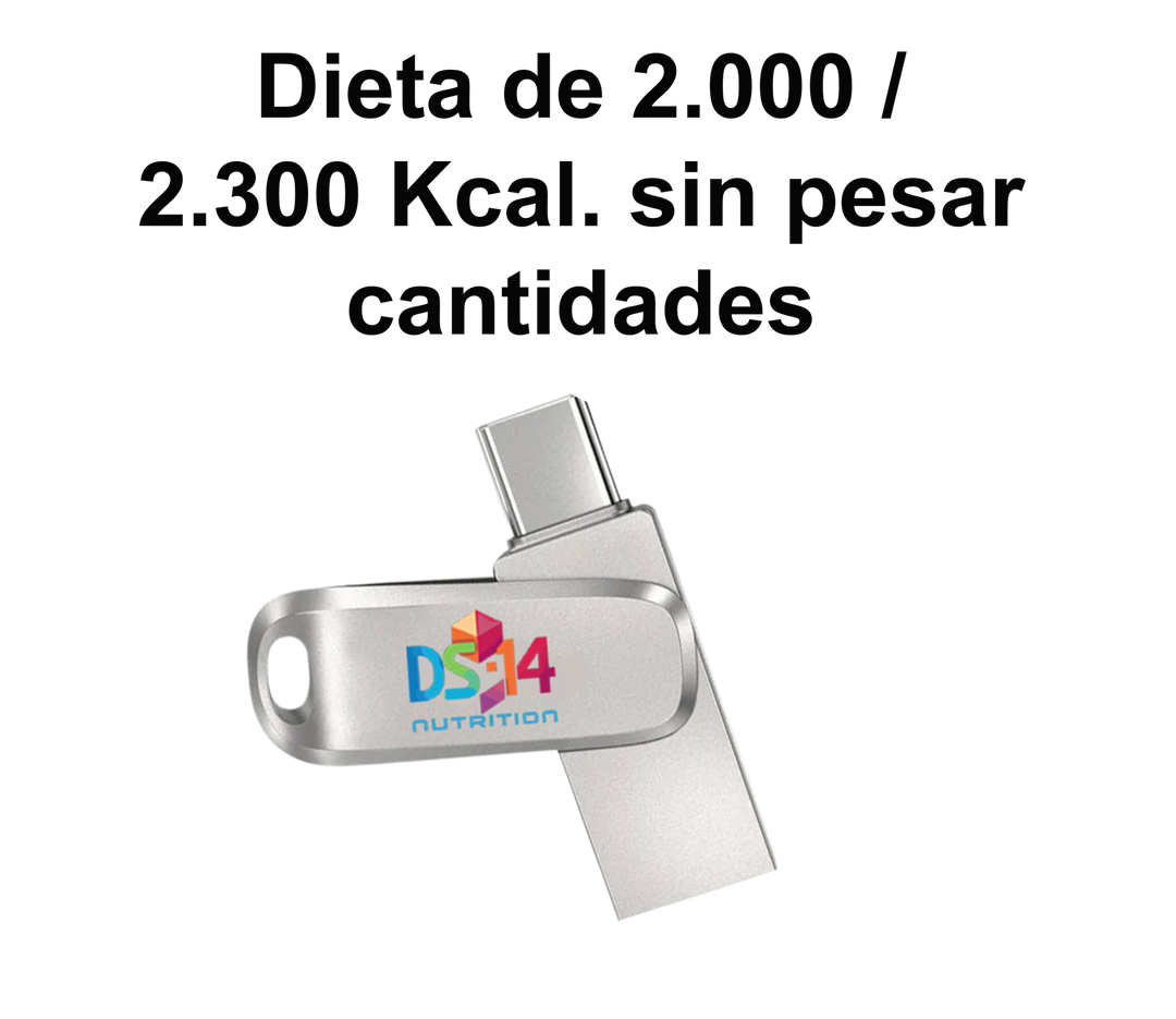 Dieta 2300kcal. -  GRATIS CON LA COMPRA DE NUESTROS  PACK AHORRO.