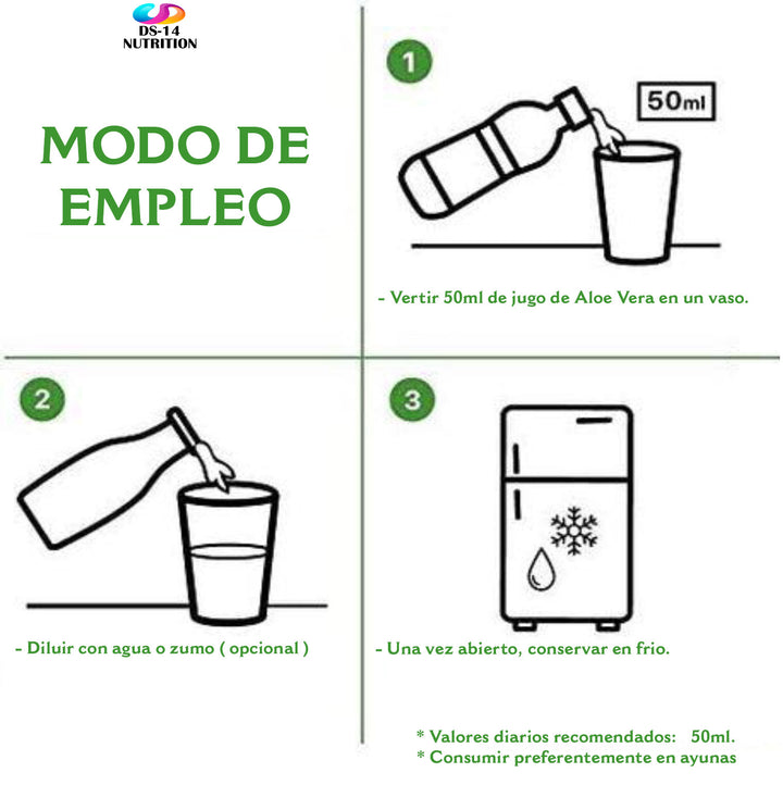 ALOE VERA 100X100 NATURAL / 1 LITRO
