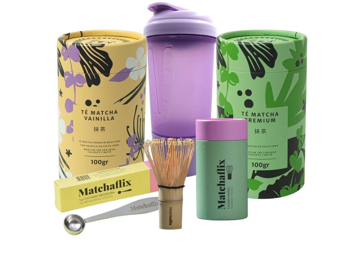 Pack completo té Matcha   ( Chupa Panzas )