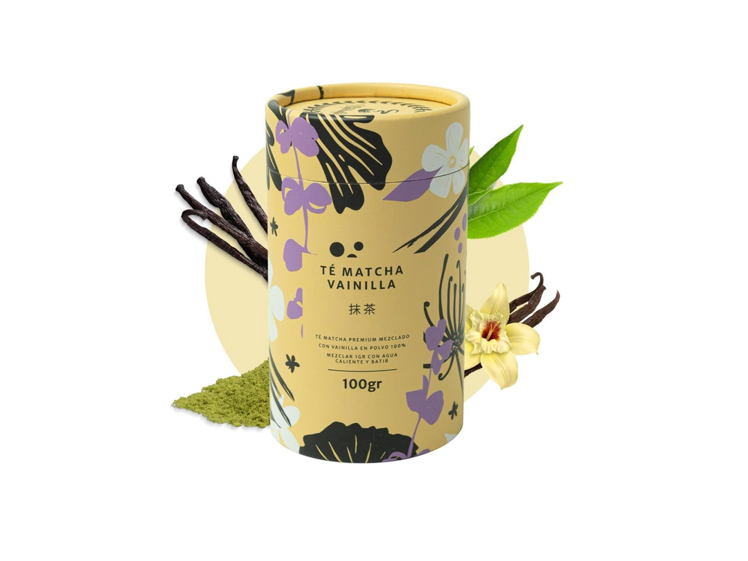 Té Matcha ( CHUPA PANZAS ) sabor Vainilla 100 gr.