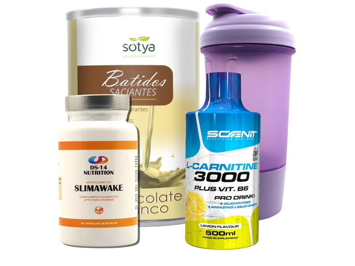 Pack Completo Adelgazamiento + Vaso Coctelera FUCSIA