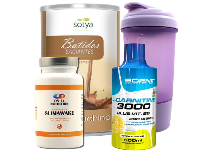 Pack Completo Adelgazamiento + Vaso Coctelera FUCSIA