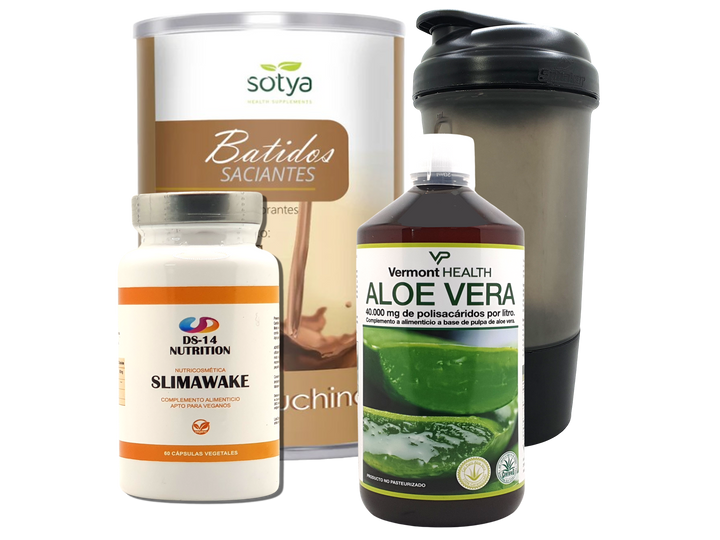 Pack Completo Adelgazamiento + Vaso Coctelera NEGRO