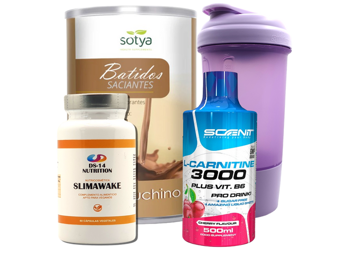 Pack Completo Adelgazamiento + Vaso Coctelera FUCSIA