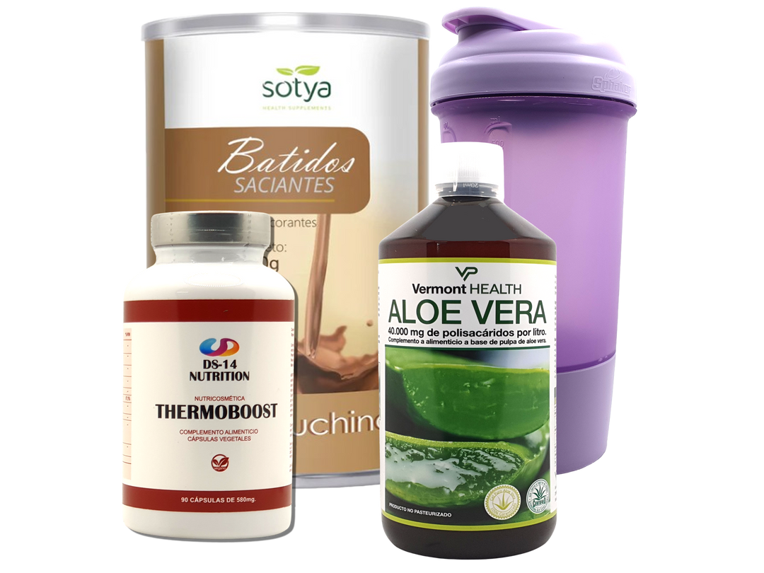 Pack Completo Adelgazamiento + Vaso Coctelera FUCSIA
