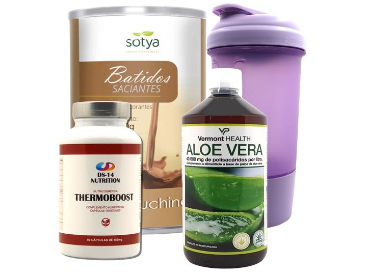 Pack Completo Adelgazamiento + Vaso Coctelera FUCSIA