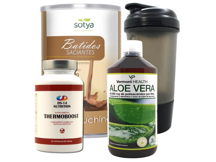 Pack Completo Adelgazamiento + Vaso Coctelera NEGRO