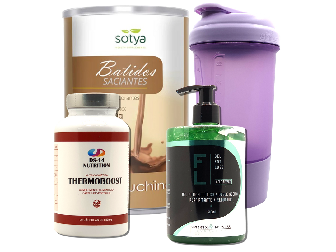 Pack Completo Adelgazamiento + Vaso Coctelera FUCSIA