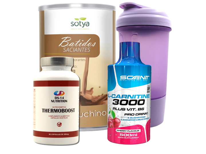Pack Completo Adelgazamiento + Vaso Coctelera FUCSIA