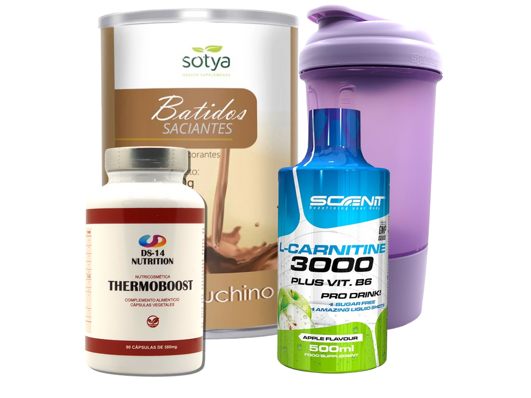 Pack Completo Adelgazamiento + Vaso Coctelera FUCSIA