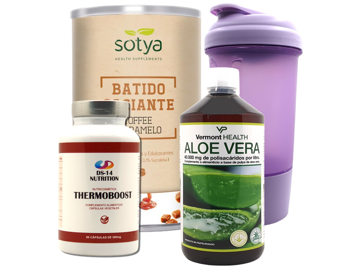 Pack Completo Adelgazamiento + Vaso Coctelera FUCSIA