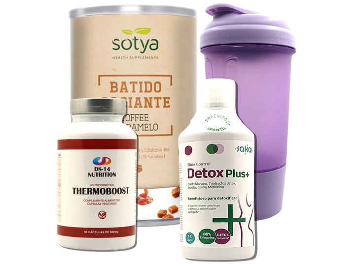 Pack Completo Adelgazamiento + Vaso Coctelera FUCSIA