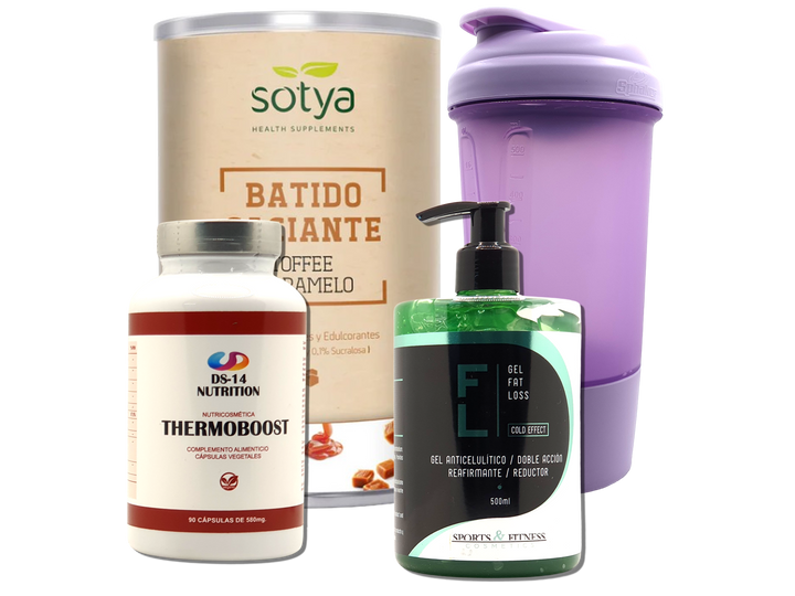 Pack Completo Adelgazamiento + Vaso Coctelera FUCSIA