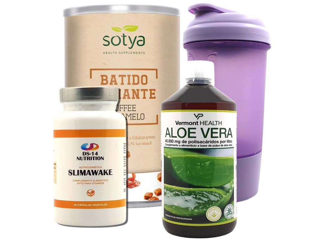 Pack Completo Adelgazamiento + Vaso Coctelera FUCSIA