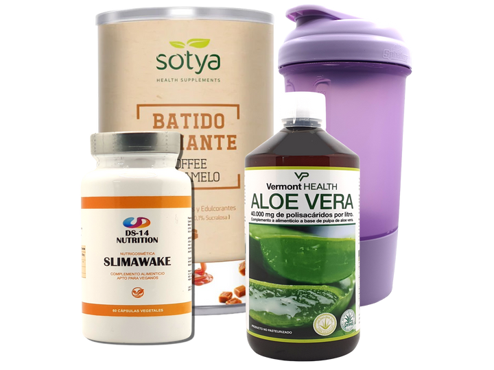 Pack Completo Adelgazamiento + Vaso Coctelera FUCSIA