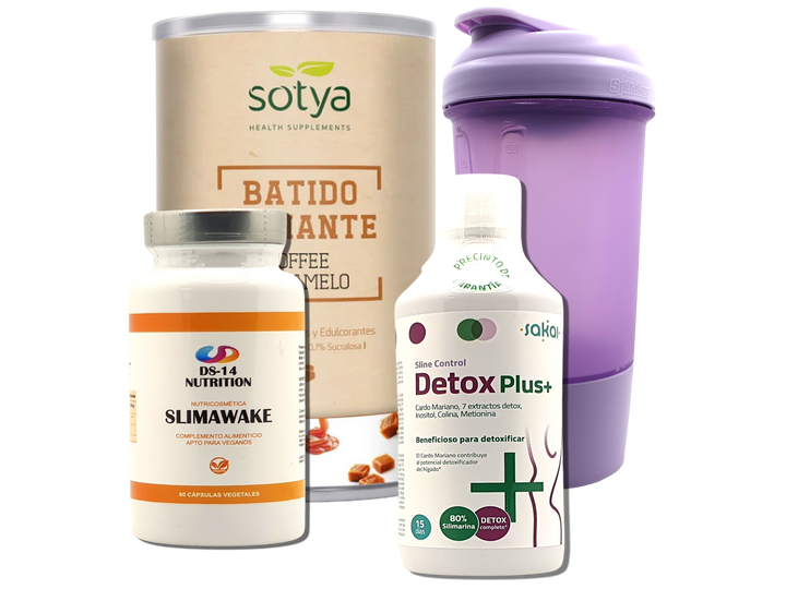 Pack Completo Adelgazamiento + Vaso Coctelera FUCSIA