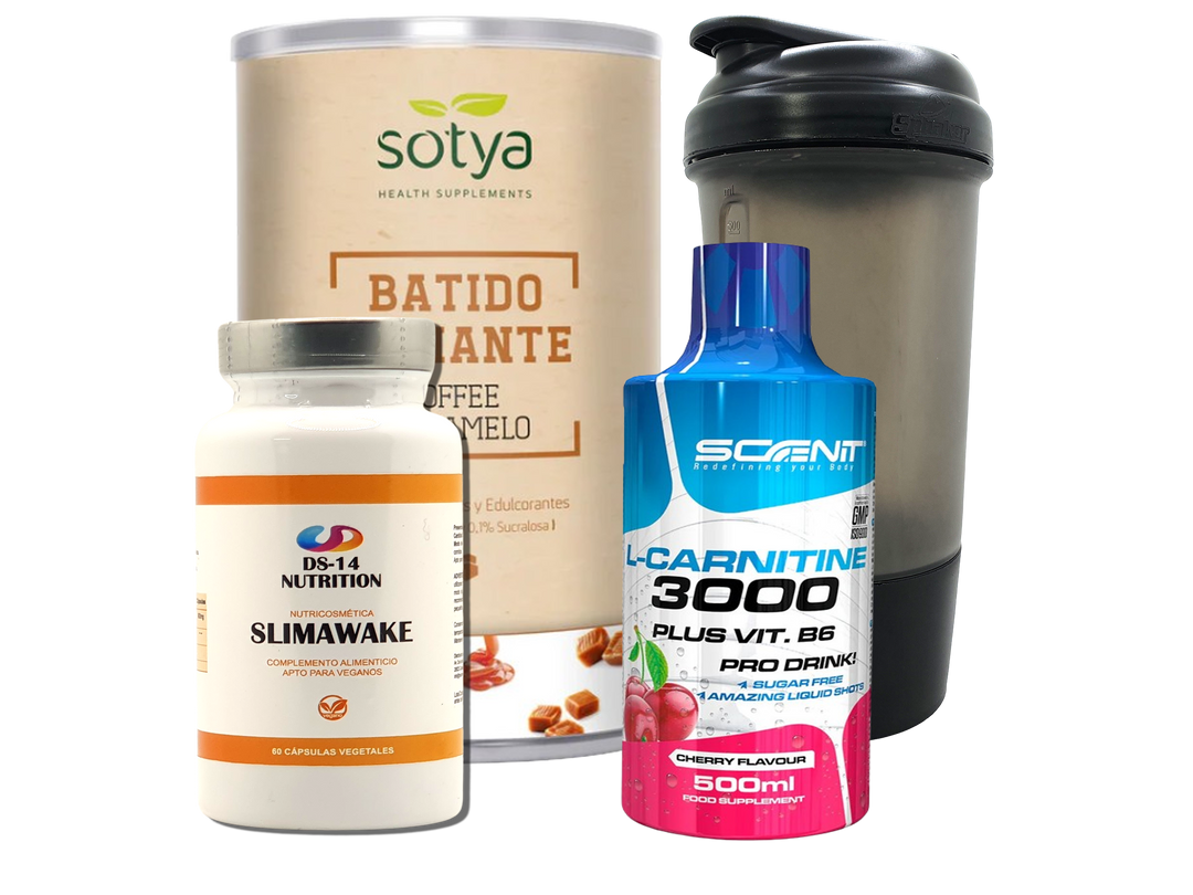 Pack Completo Adelgazamiento + Vaso Coctelera NEGRO