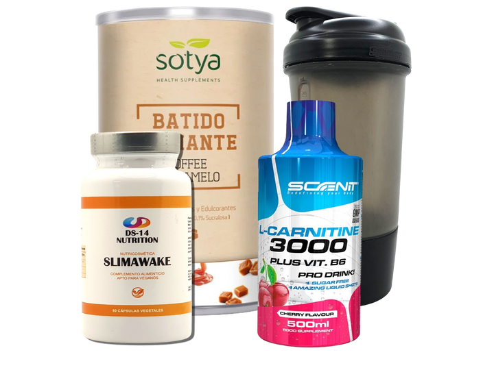 Pack Completo Adelgazamiento + Vaso Coctelera NEGRO