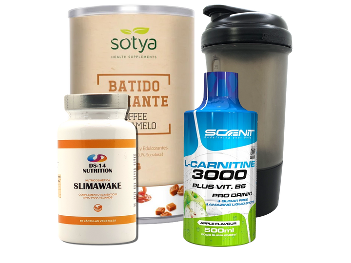 Pack Completo Adelgazamiento + Vaso Coctelera NEGRO