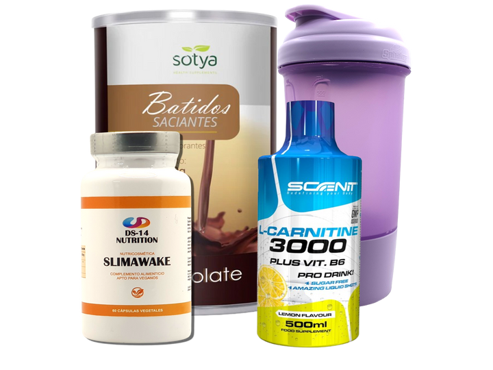Pack Completo Adelgazamiento + Vaso Coctelera FUCSIA