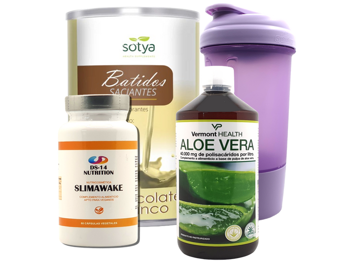 Pack Completo Adelgazamiento + Vaso Coctelera FUCSIA