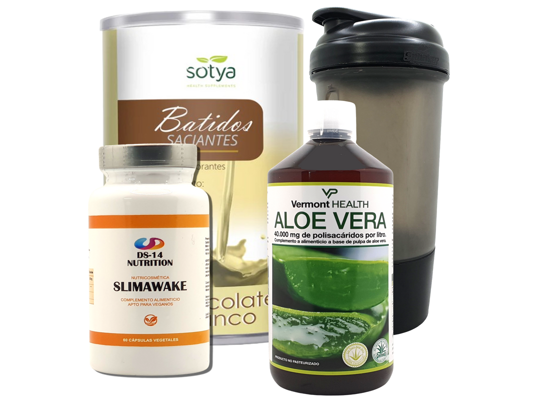 Pack Completo Adelgazamiento + Vaso Coctelera NEGRO