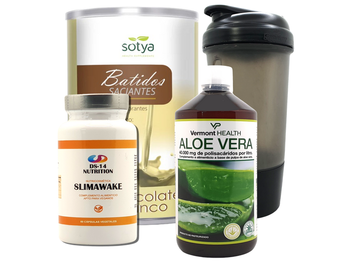 Pack Completo Adelgazamiento + Vaso Coctelera NEGRO