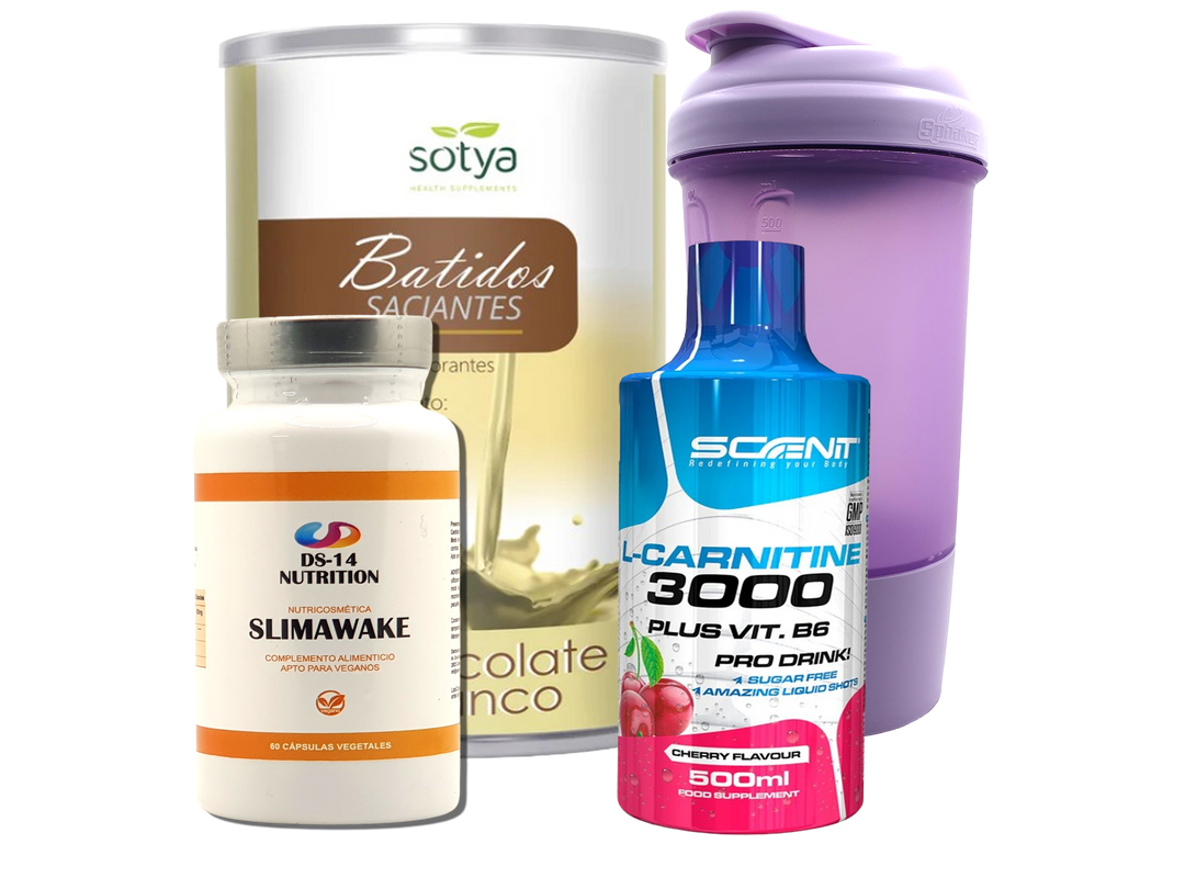 Pack Completo Adelgazamiento + Vaso Coctelera FUCSIA