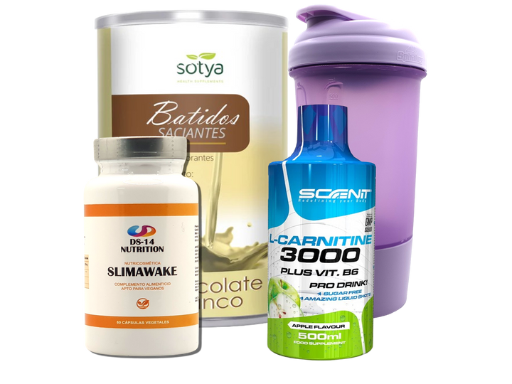 Pack Completo Adelgazamiento + Vaso Coctelera FUCSIA
