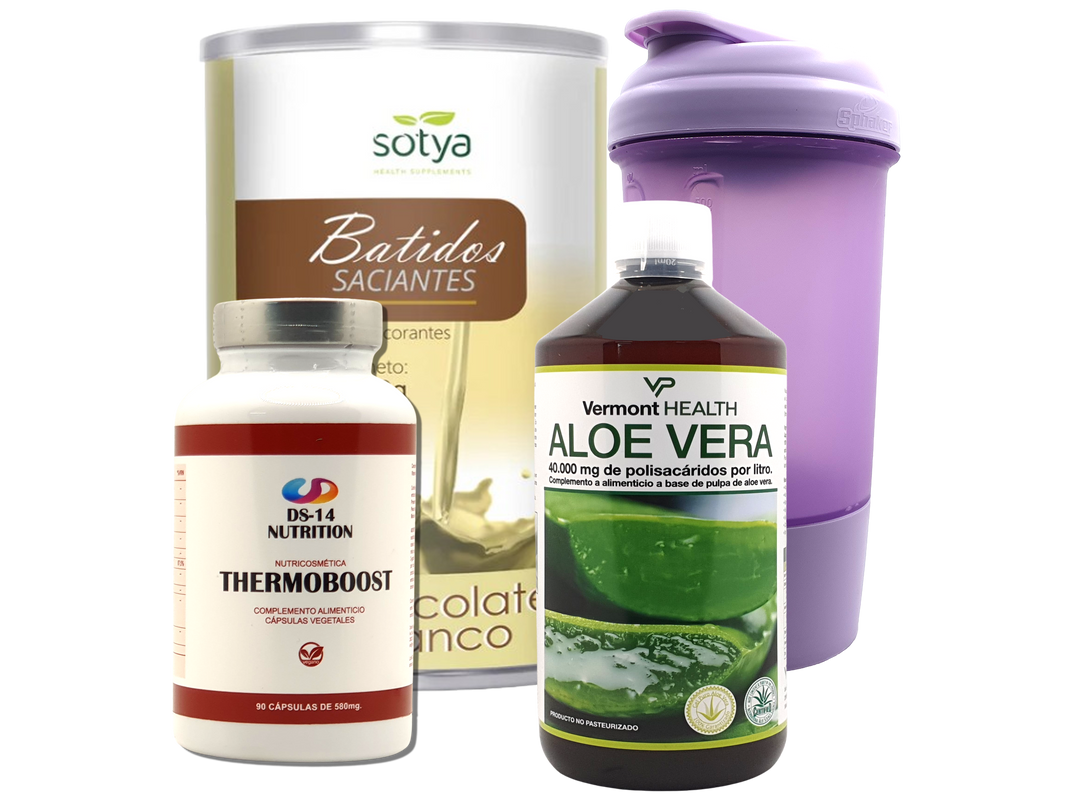 Pack Completo Adelgazamiento + Vaso Coctelera FUCSIA