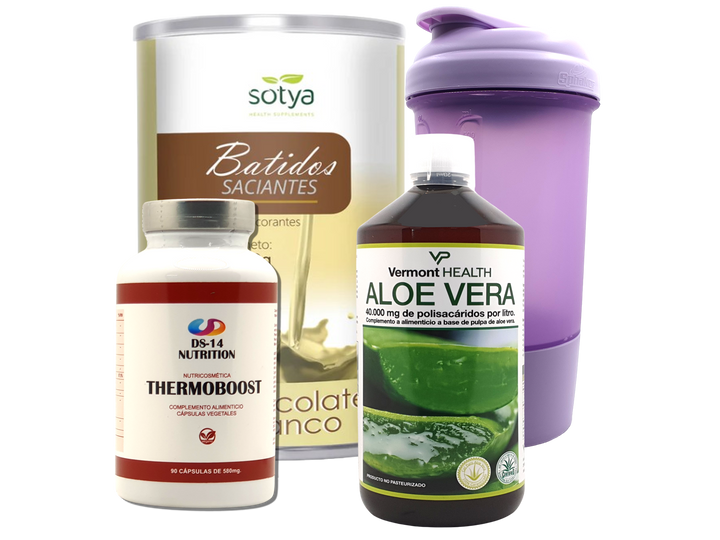 Pack Completo Adelgazamiento + Vaso Coctelera FUCSIA