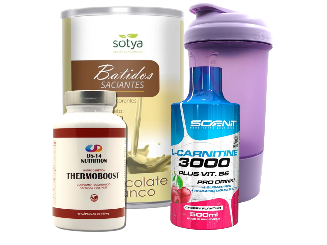 Pack Completo Adelgazamiento + Vaso Coctelera FUCSIA