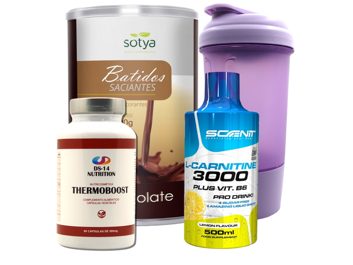 Pack Completo Adelgazamiento + Vaso Coctelera FUCSIA