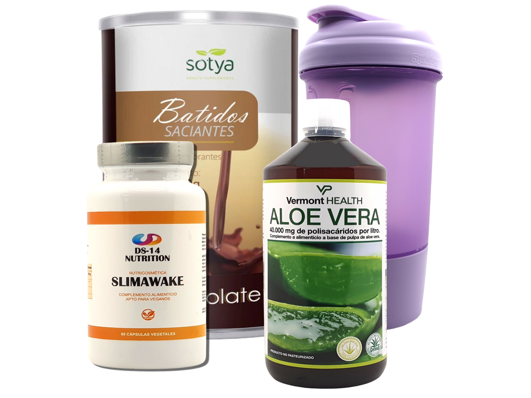 Pack Completo Adelgazamiento + Vaso Coctelera FUCSIA