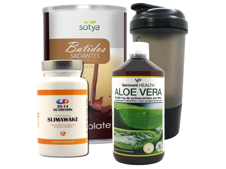 Pack Completo Adelgazamiento + Vaso Coctelera NEGRO