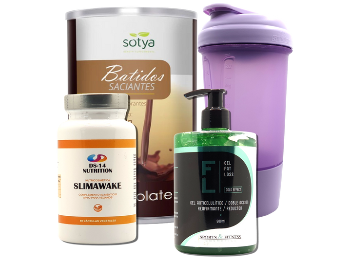 Pack Completo Adelgazamiento + Vaso Coctelera FUCSIA