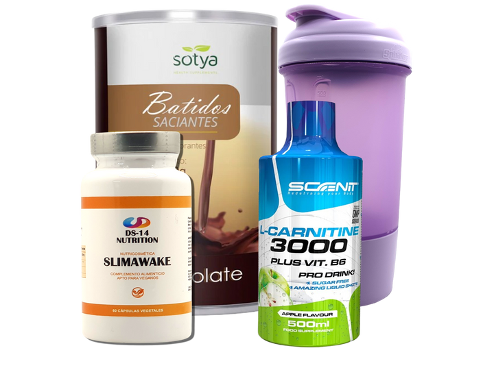 Pack Completo Adelgazamiento + Vaso Coctelera FUCSIA