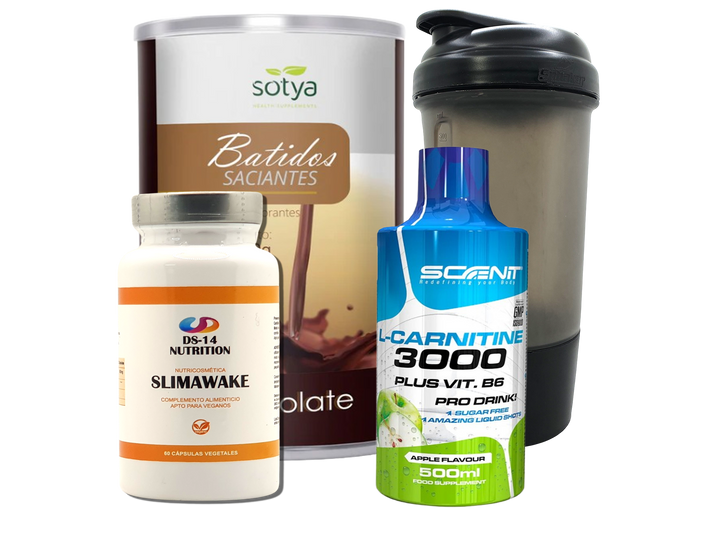Pack Completo Adelgazamiento + Vaso Coctelera NEGRO