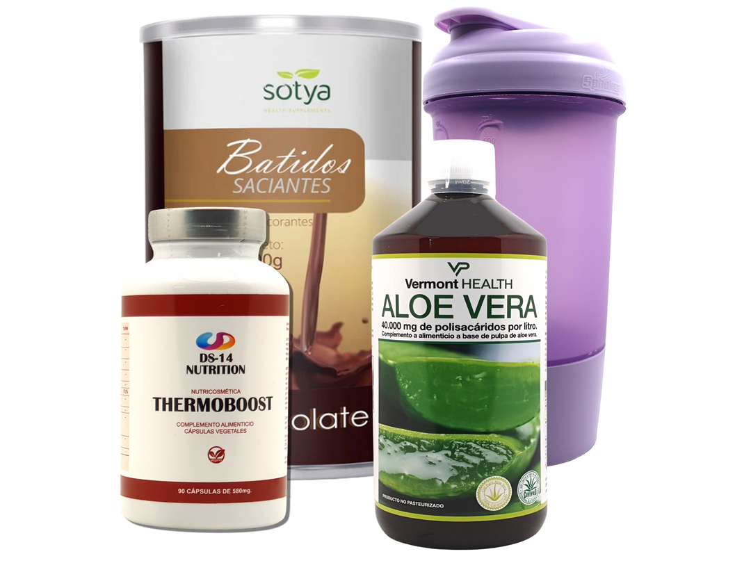 Pack Completo Adelgazamiento + Vaso Coctelera FUCSIA