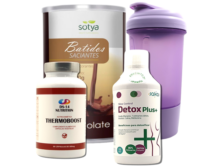 Pack Completo Adelgazamiento + Vaso Coctelera FUCSIA