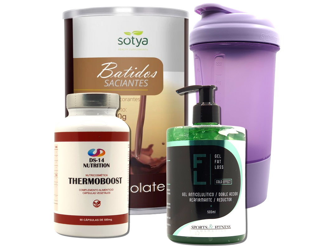Pack Completo Adelgazamiento + Vaso Coctelera FUCSIA