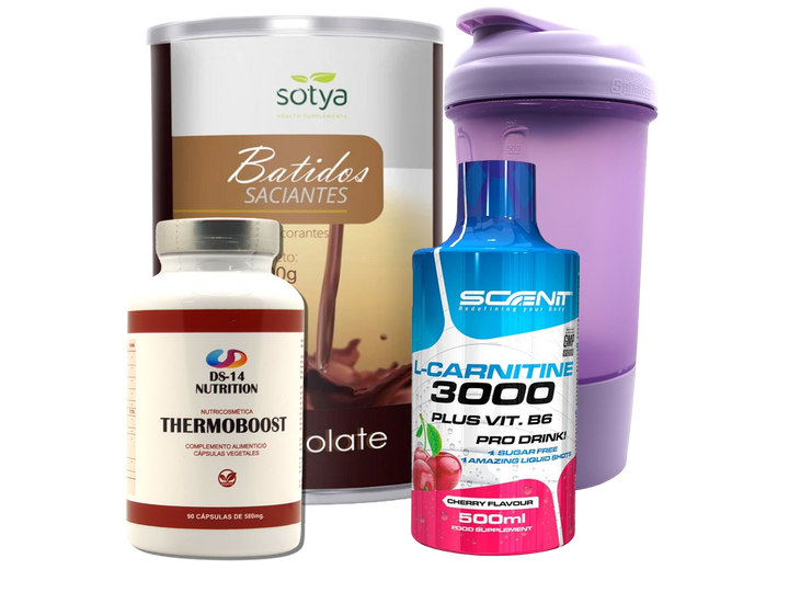 Pack Completo Adelgazamiento + Vaso Coctelera FUCSIA