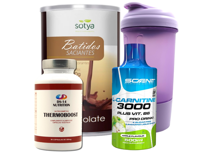 Pack Completo Adelgazamiento + Vaso Coctelera FUCSIA