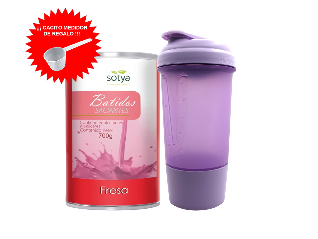 BATIDO + VASO COCTELERA