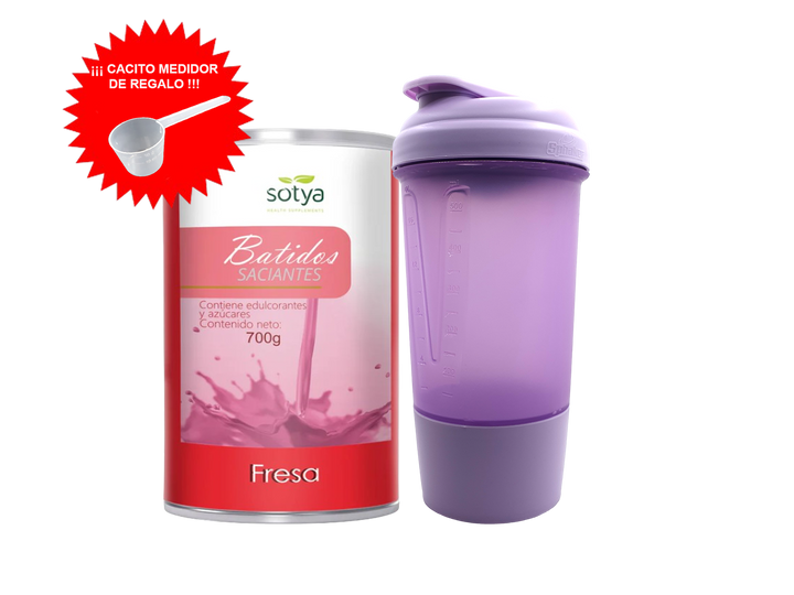 BATIDO + VASO COCTELERA