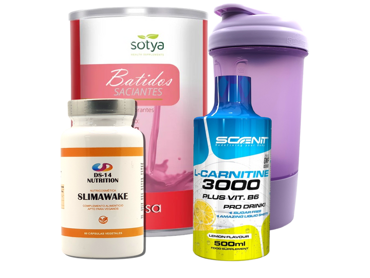 Pack Completo Adelgazamiento + Vaso Coctelera FUCSIA
