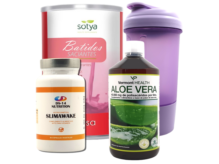 Pack Completo Adelgazamiento + Vaso Coctelera FUCSIA