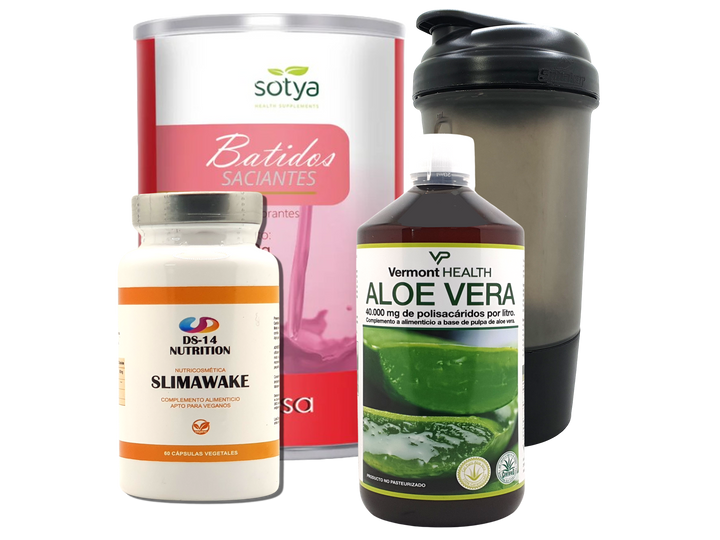 Pack Completo Adelgazamiento + Vaso Coctelera NEGRO