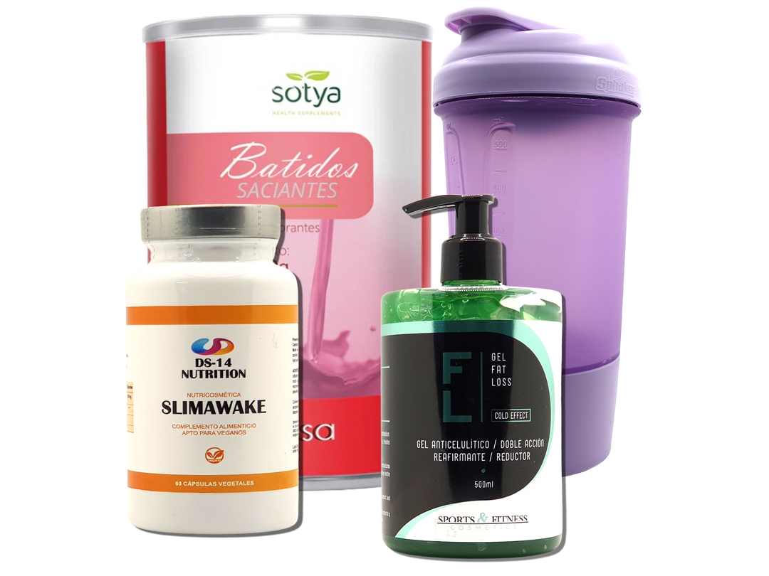 Pack Completo Adelgazamiento + Vaso Coctelera FUCSIA